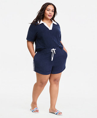 Trendy Plus Size Drawstring Shorts | Macy's