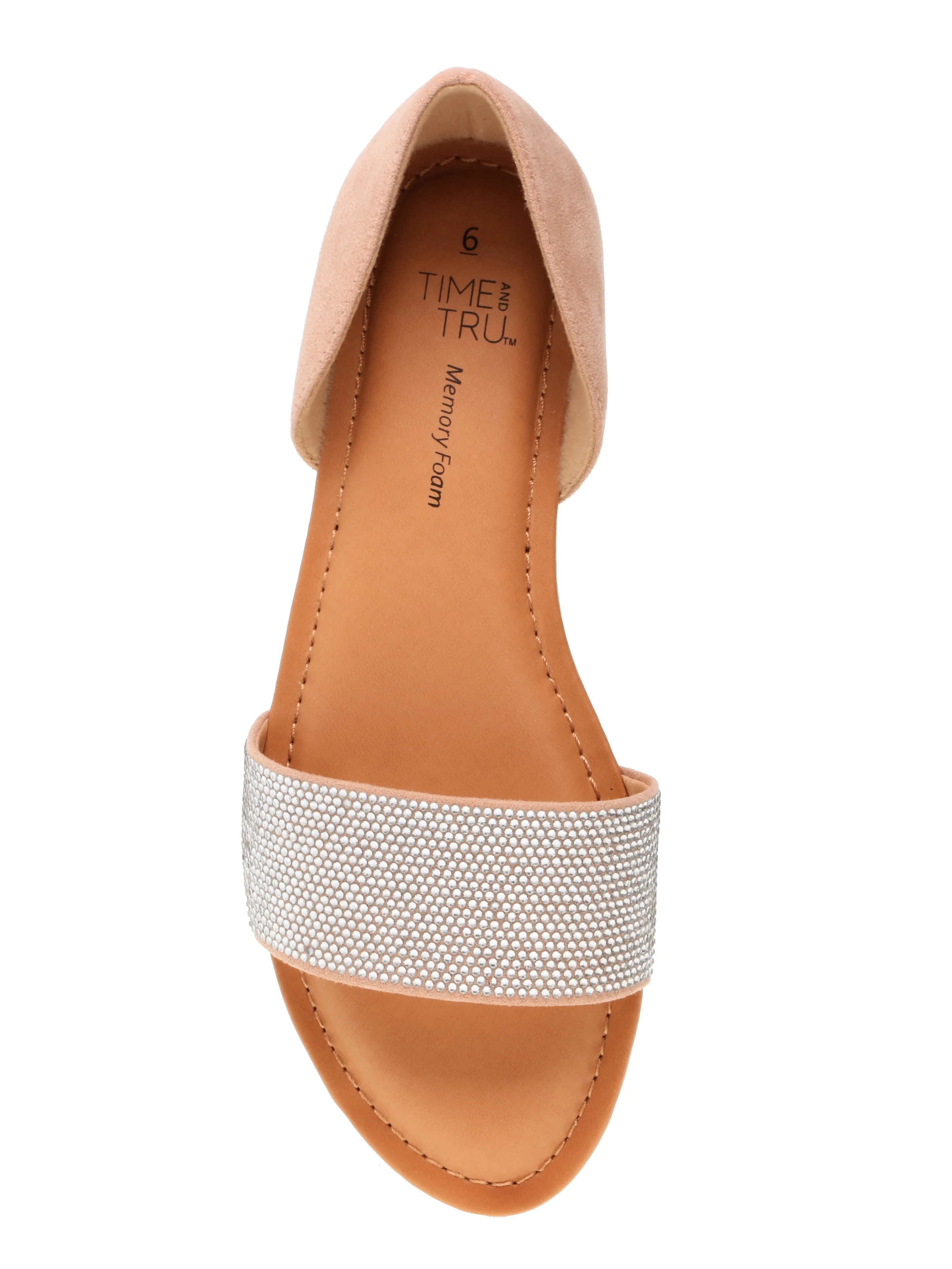Time and Tru Two Piece Sandal (Women's) | Walmart (US)