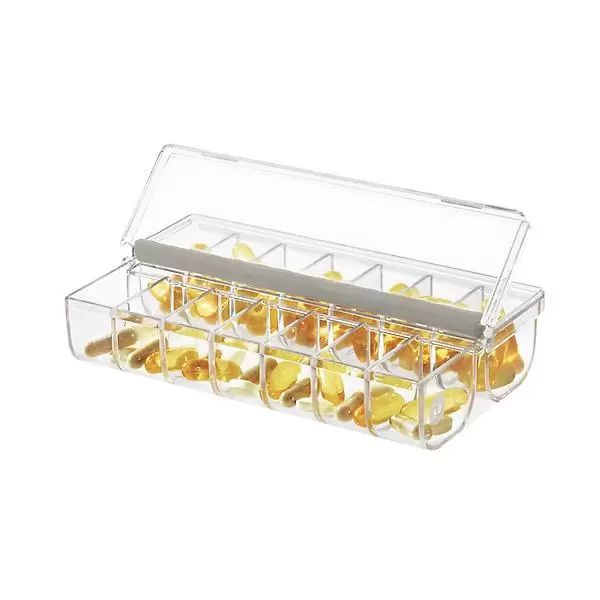 The Home Edit by iDesign Pill Organizer with Labels | The Container Store