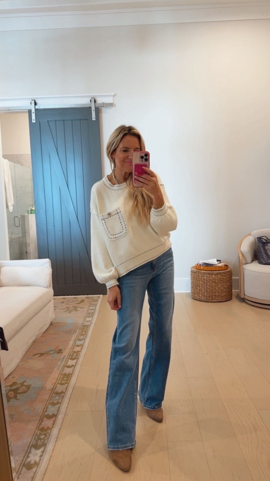 Loving this sweater! These jeans are perfection.

#LTKmomlife #LTKootd #LTKSeasonal