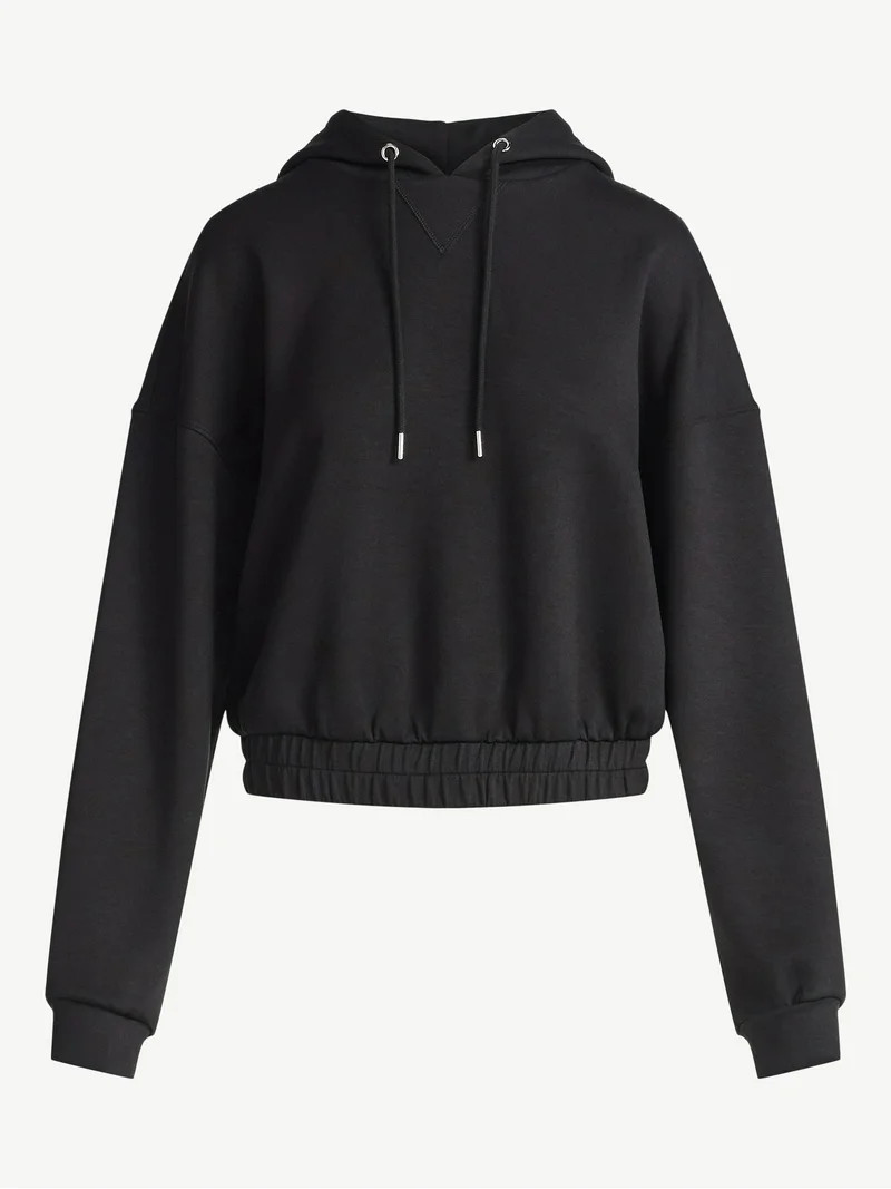 Scoop Women's and Women's Plus New Scubaknit Pullover Hoodie, Sizes XS-4X | Walmart (US)