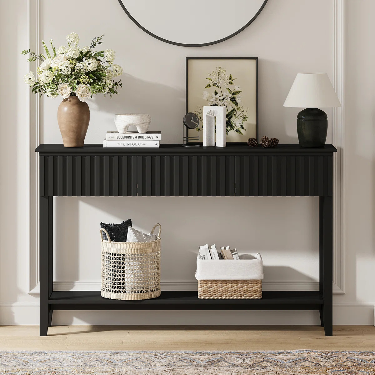Valdemara 51.18" W Console Table with 3 Drawers and Shelf | Wayfair North America