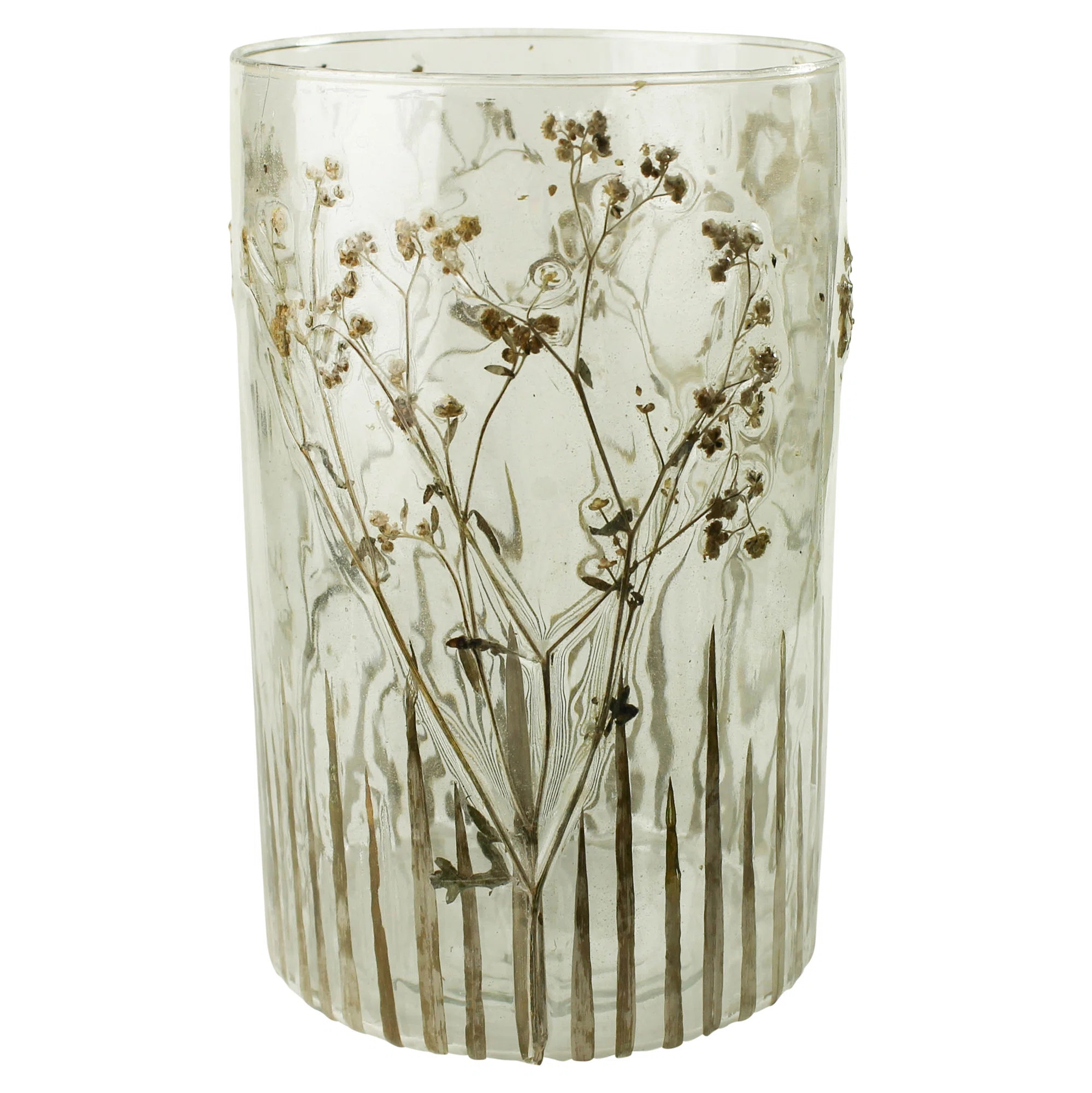 Rosalind Wheeler Enameled Prairie Grass Hurricane - Small | Wayfair | Wayfair North America