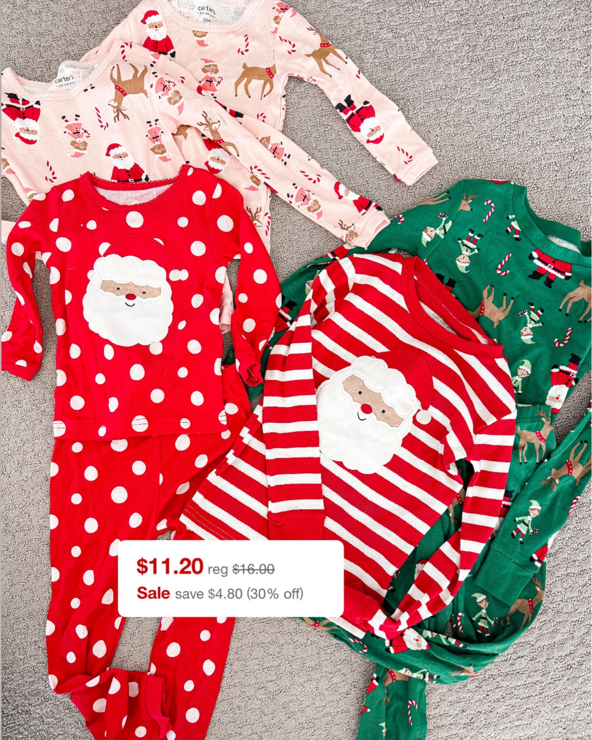 Grab them while you can! Only $11 for two sets! 

#LTKFamily #LTKHoliday #LTKSeasonal