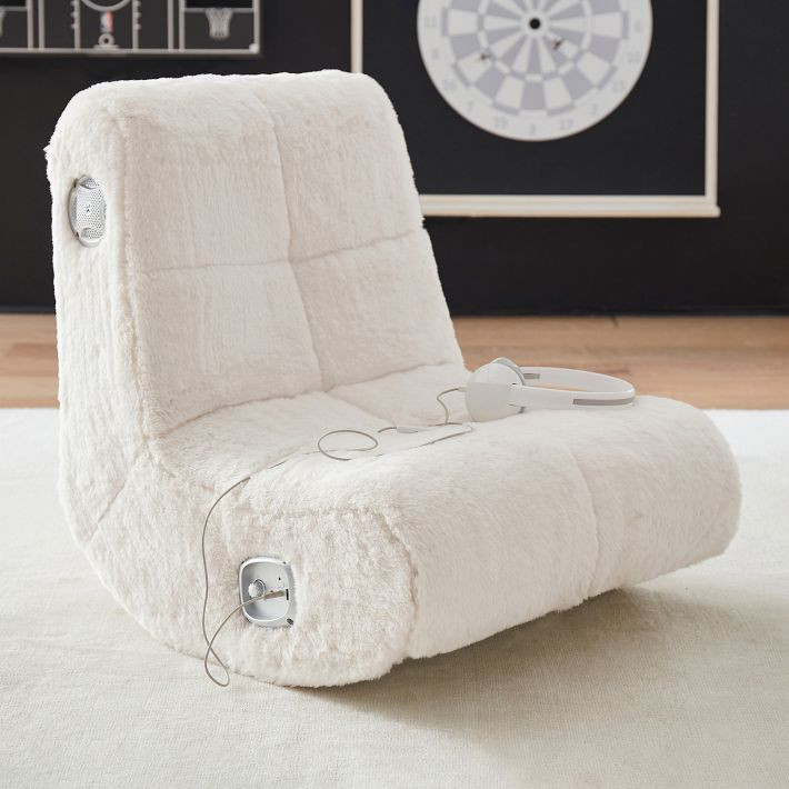 Polar Bear Ivory Mini Gaming Chair | Pottery Barn Teen
