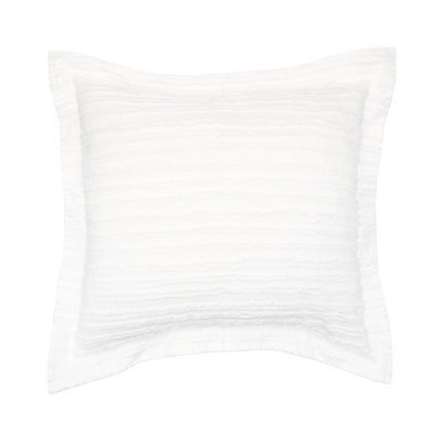 C&F Home 26" x 26" 26 x 26 Eyelashes White Cotton Euro Sham - Machine Washable | Target