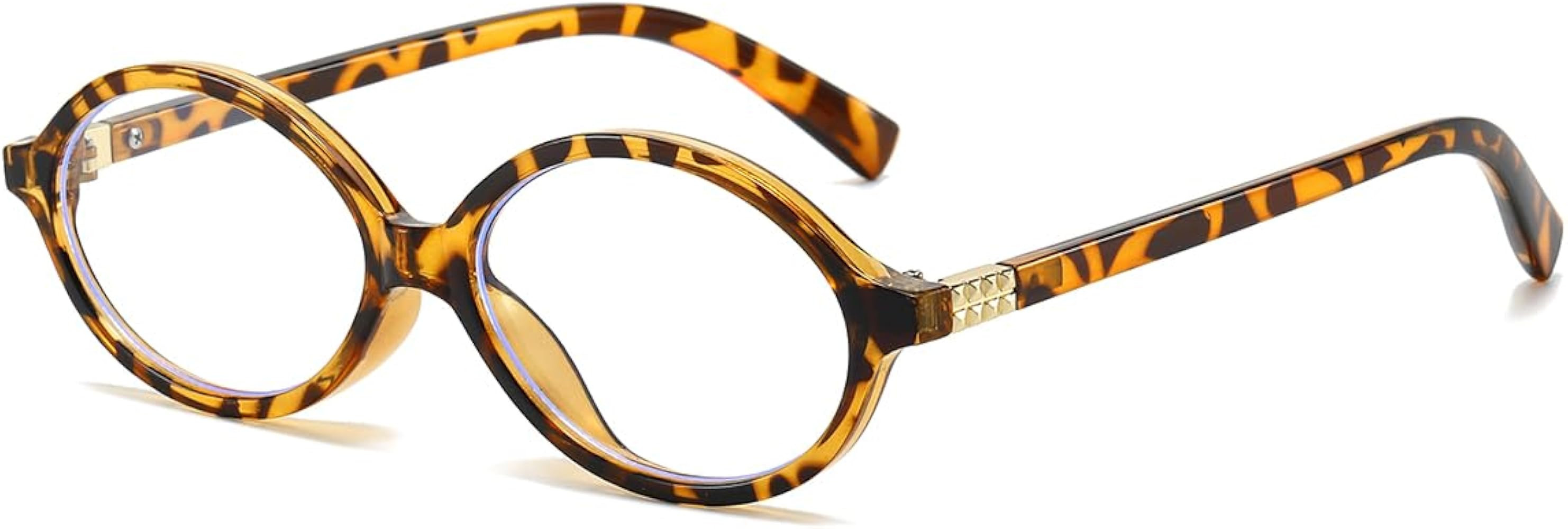 JOVAKIT Retro Oval Blue Light Blocking Glasses for Women Vintage Fashion 90s Small Oval Frame Eye... | Amazon (US)