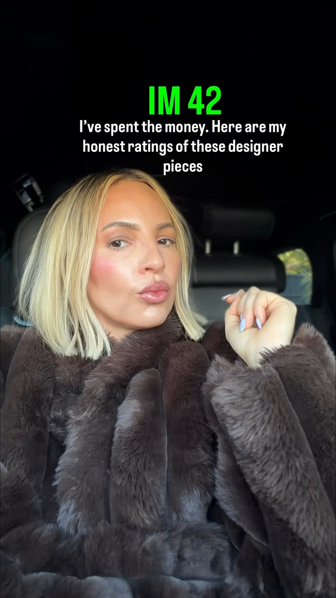 The shoes run true to size. I’m wearing a small in the brown faux fur coat. I’m wearing a small in the Jacquemus  blazer and dress. Khaite jeans run tts 

#LTKstorytime #LTKOver40 #LTKselfcare