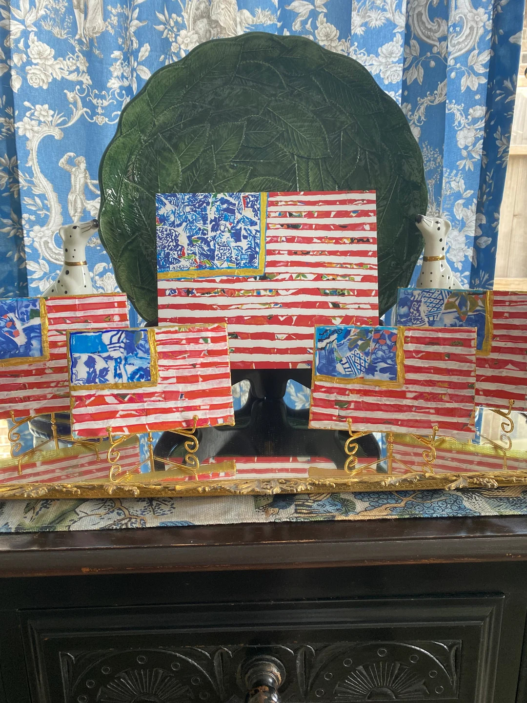 American Flag Collage, Collage Art, American Art, Flag Art, 4th of July, Patriotic Art, Red, Whit... | Etsy (US)