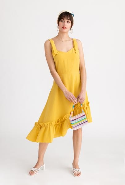 Quinn Dress - Yellow | Petite Studio NYC