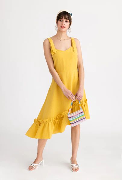 Quinn Dress - Yellow | Petite Studio NYC