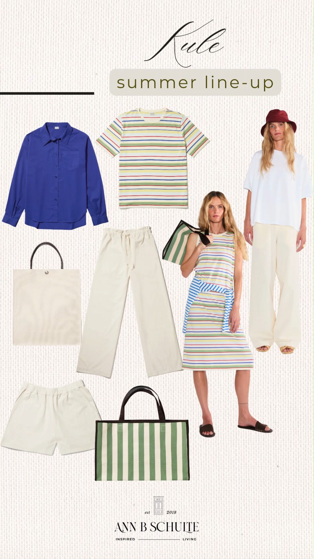 Kule summer line up is bringing playful stripes and effortless cool to sunny day outfits. Lightweight staples and classic pieces ready for beach walks and brunch ☀️⛱️🤍 #Kule #SummerStyle #StripedStyle #CasualChic #VacationOutfits #EverydayFashion #LTKStyle #WarmWeatherLooks #ClassicStyle #FashionFinds 

 #LTKootd