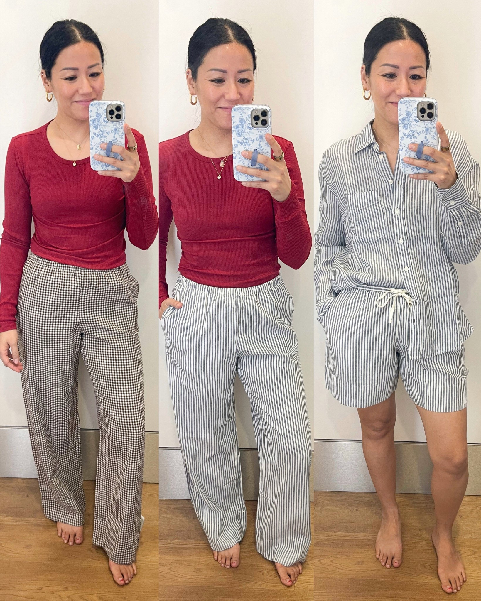 

Size small red top
Size XS top striped top and size XS pants. Size small  shorts (could’ve done XS)

Gap linen shirts, shorts and pants

#LTKSaleAlert #LTKOver40 #LTKSeasonal
