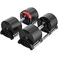 NUOBELL Adjustable Dumbbell Pair 5-80 lbs : the Adjustable Dumbbells and Free Weights You've Alwa... | Amazon (US)