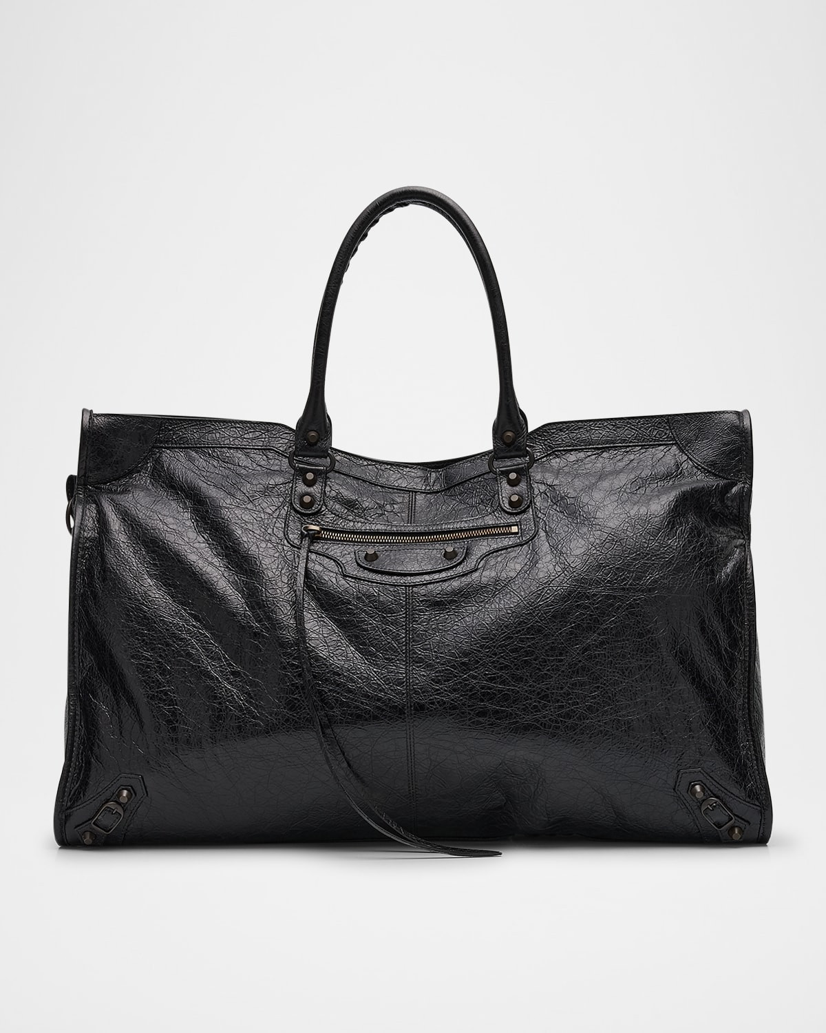 Men's Le City Leather Travel Bag | Neiman Marcus