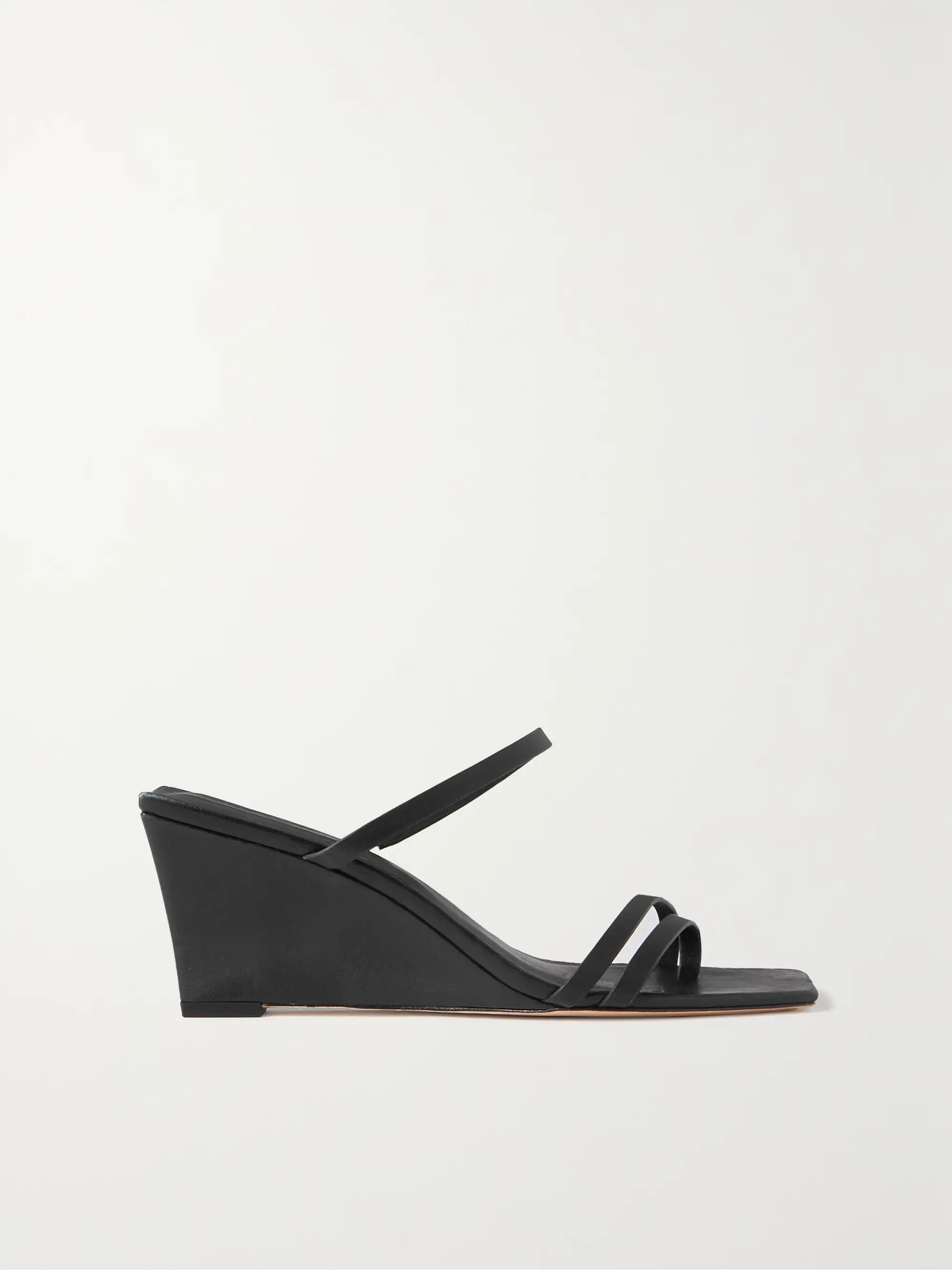 Leather wedge sandals | NET-A-PORTER (UK & EU)