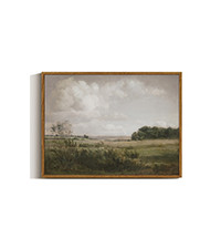 VIYYIEA Portrait Large Framed Wall Art, Woman Standing Reading Vintage Art Decor Room Aesthetic, ... | Amazon (US)