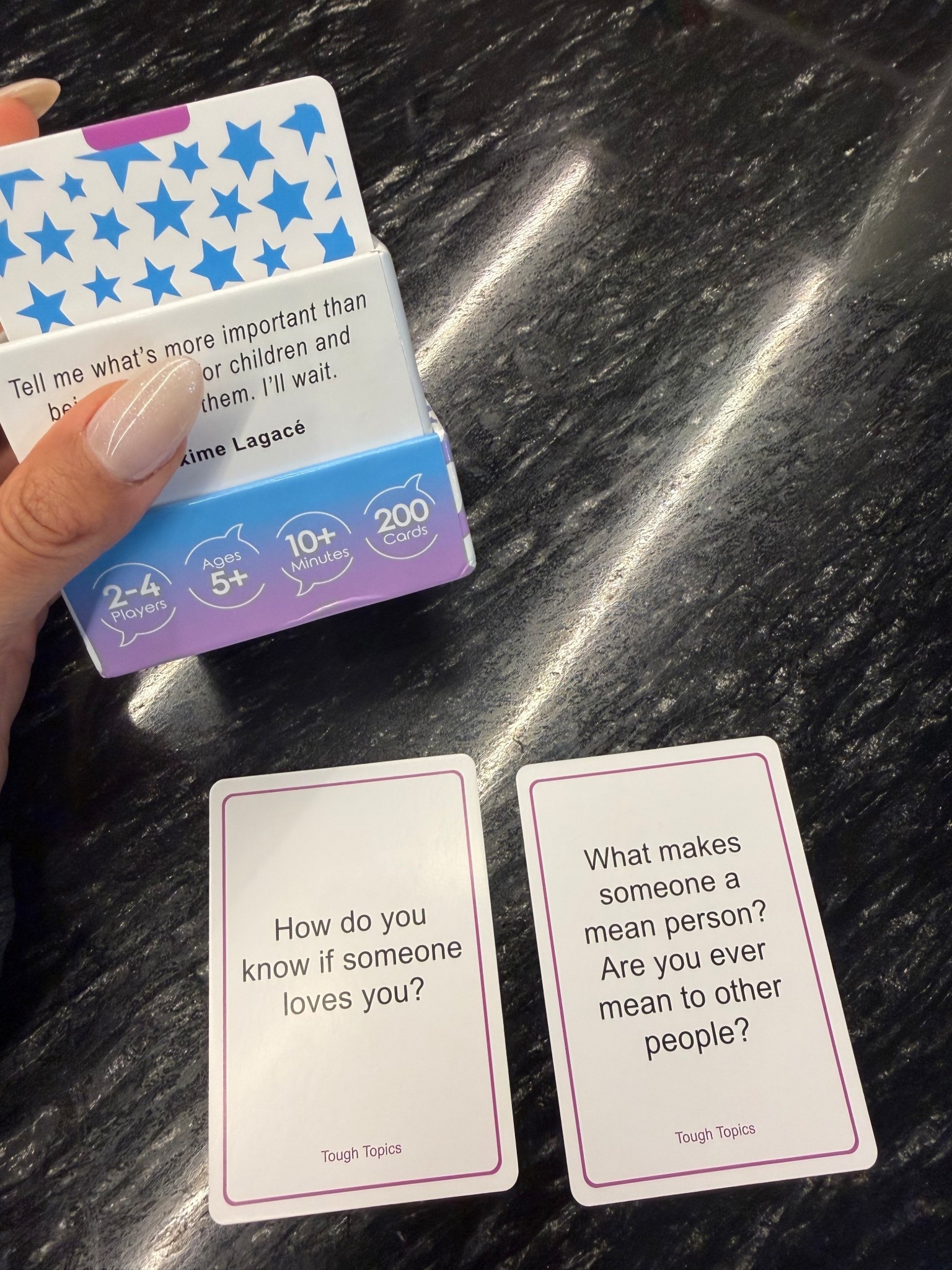 These are great conversation cards to open up meaningful conversations and connection with your kids 

#LTKmomlife #LTKKids