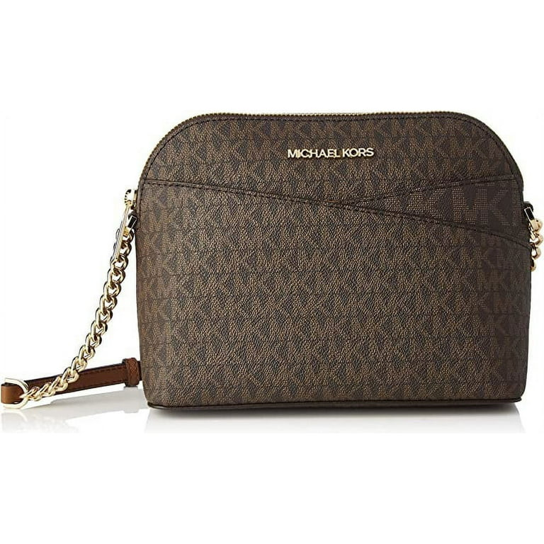 Michael Kors 35F1Gtvc6T Jet Set Travel Dome Crossbody Bag Leather Powder Blush Female | Walmart (US)