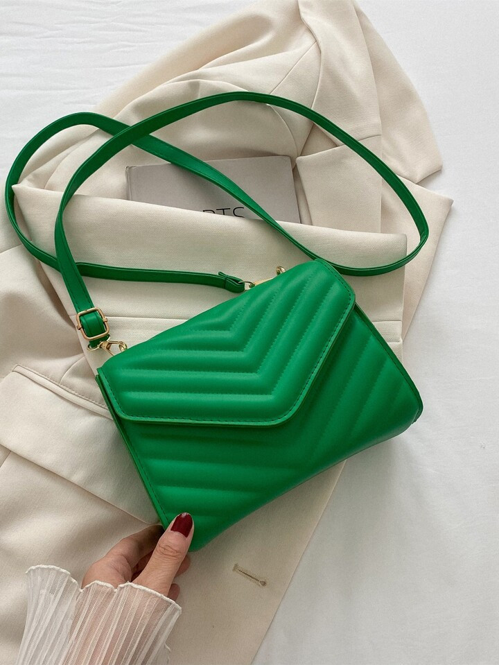 Mini Chevron Quilted Flap Square Bag | SHEIN USA | SHEIN