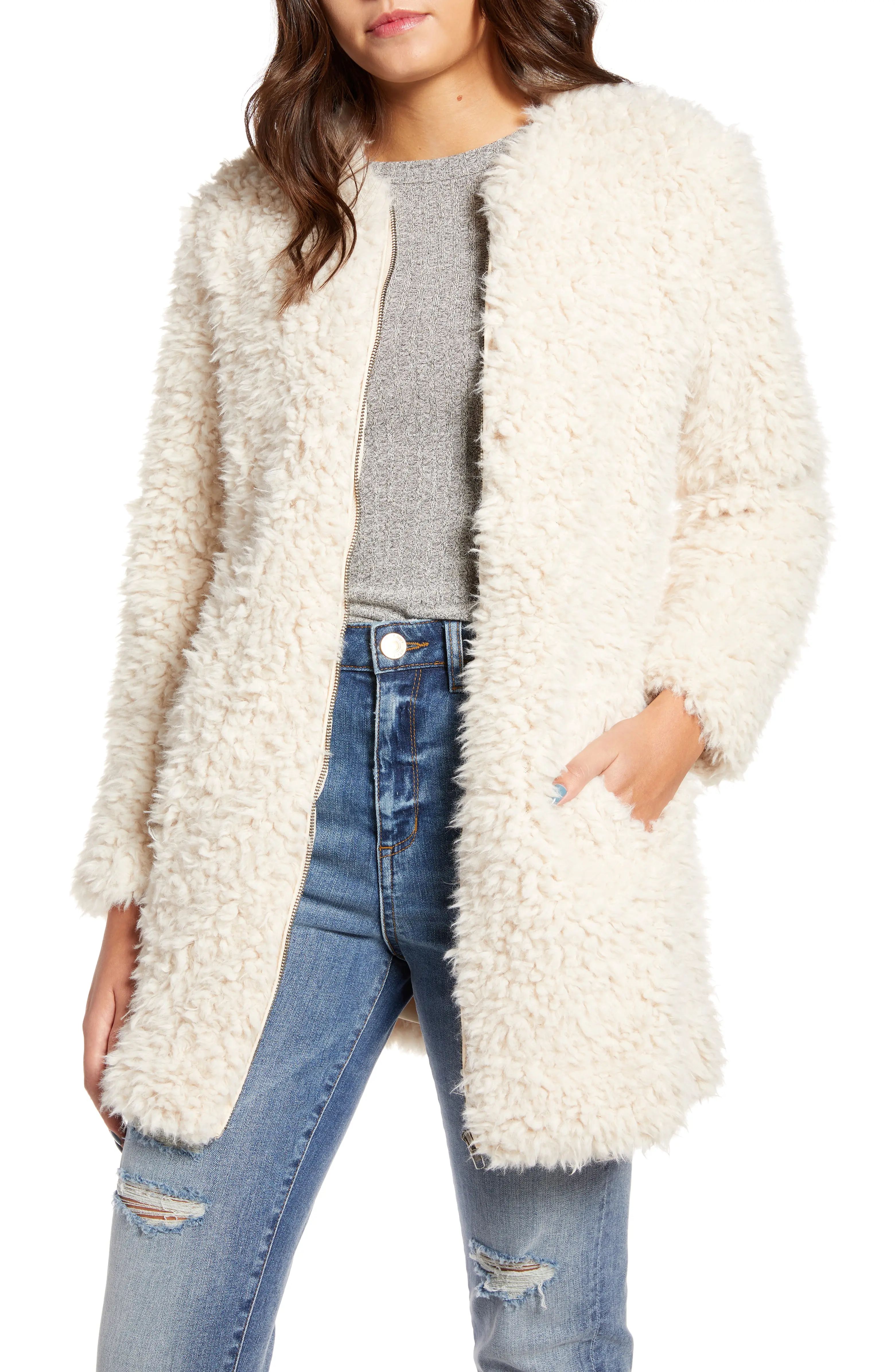 Soft Spot Faux Fur Coat | Nordstrom