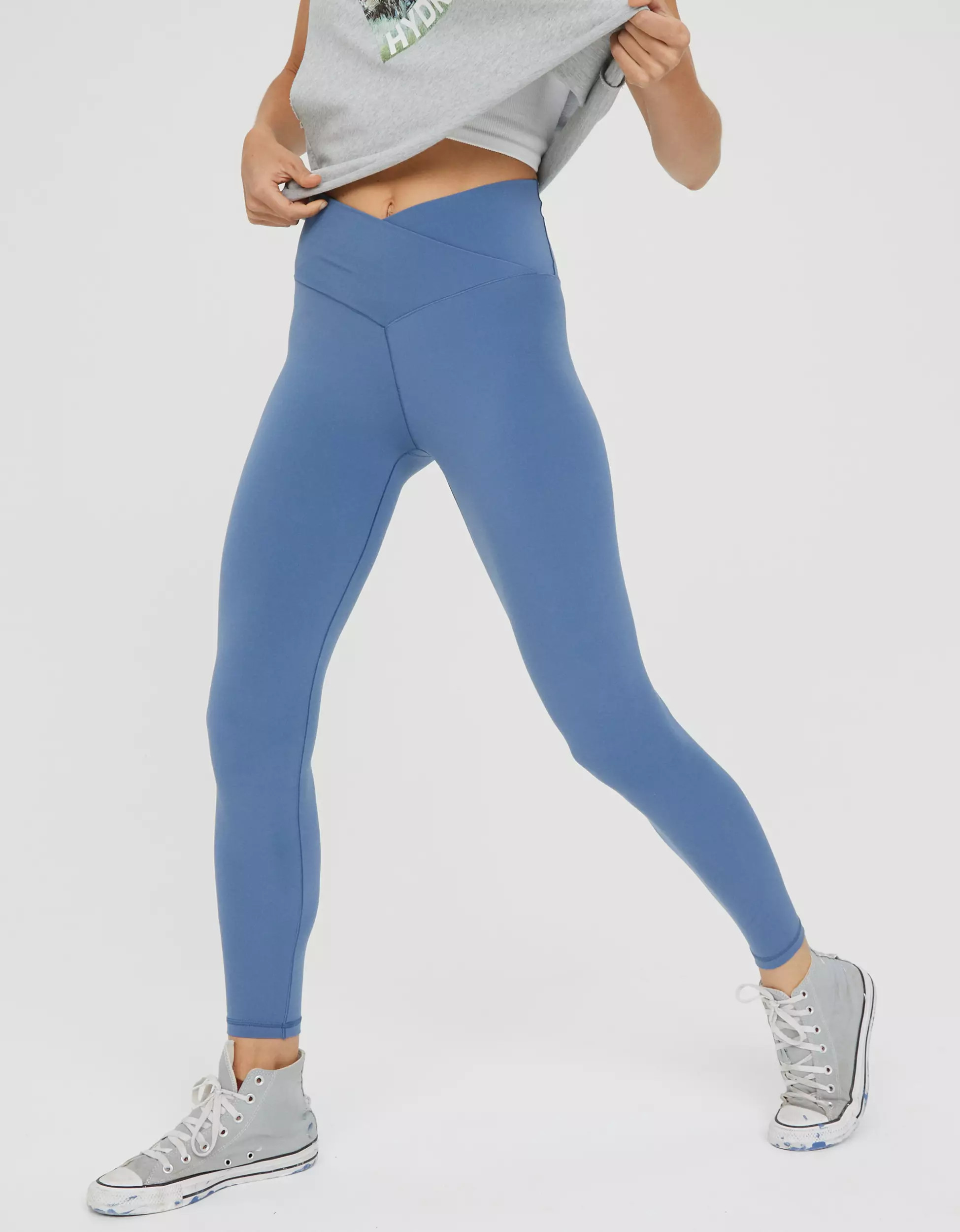 OFFLINE Real Me High Waisted Crossover Legging | American Eagle Outfitters (US & CA)