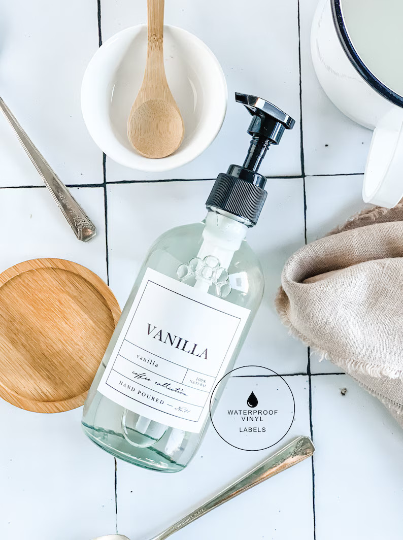 2.5 Coffee Syrup Labels  Waterproof Label  Coffee | Etsy | Etsy (US)