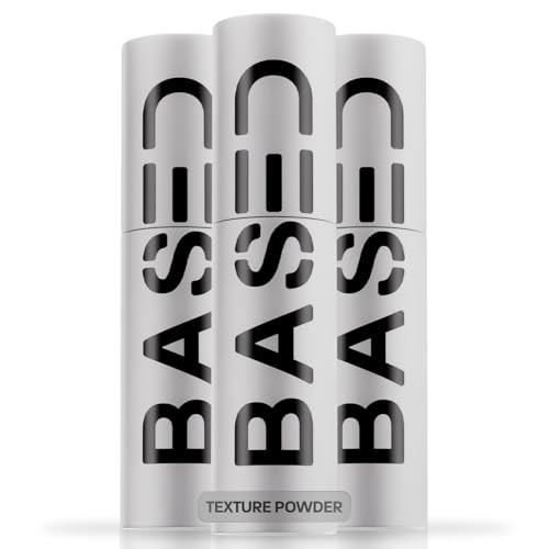 BASED Hair Texturizing Powder, Lightweight & Volumizing Hair Styling Powder with Matte Finish, Add Texture to Hair with Medium Hold, Best for Short to Medium Hair, (1.69oz Bottle, Pack of 3) | Amazon (US)