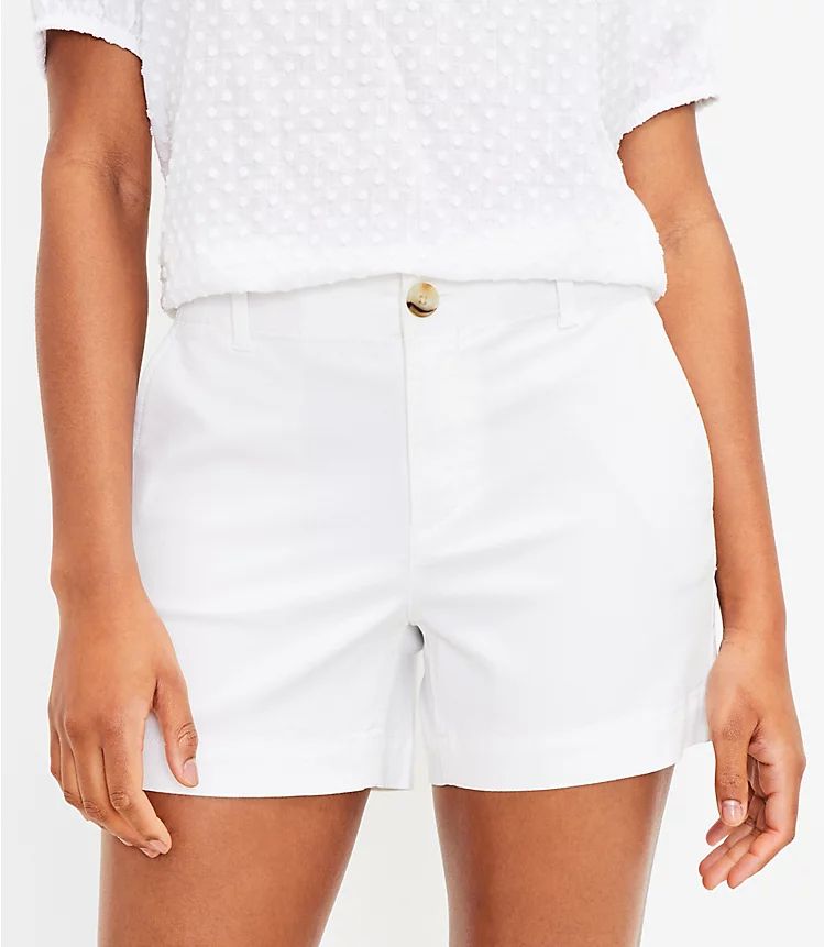 Curvy Monroe Chino Shorts | LOFT