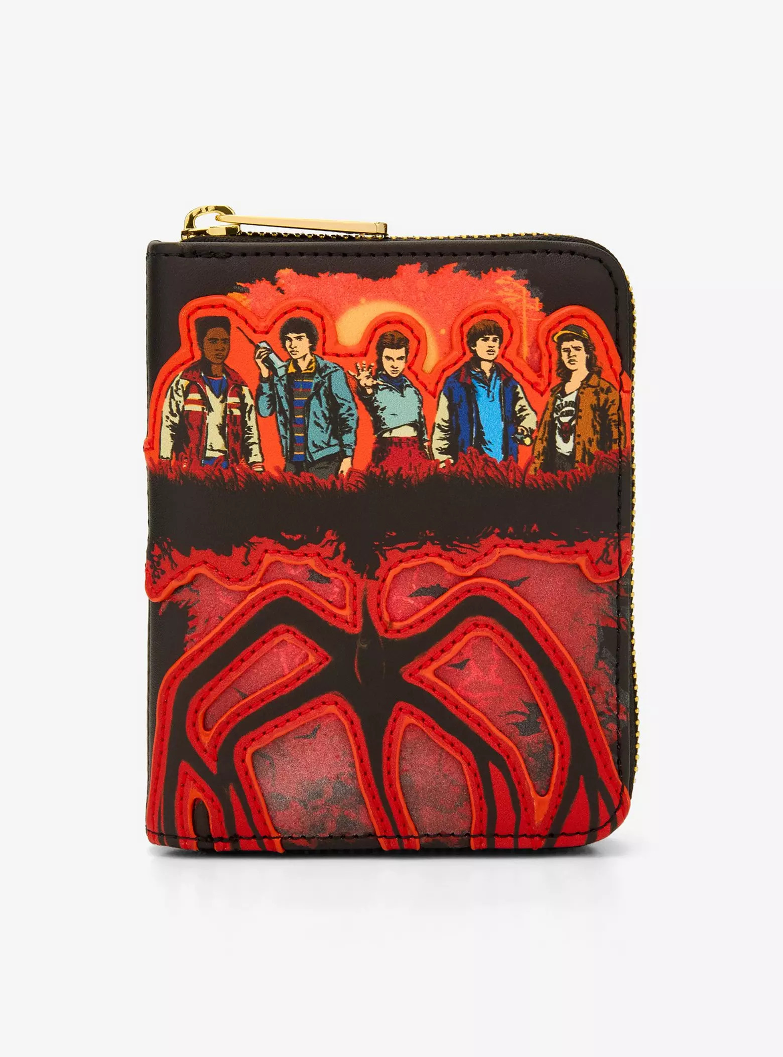 Loungefly Stranger Things Group Portrait Small Zip Wallet - BoxLunch Exclusive | BoxLunch
