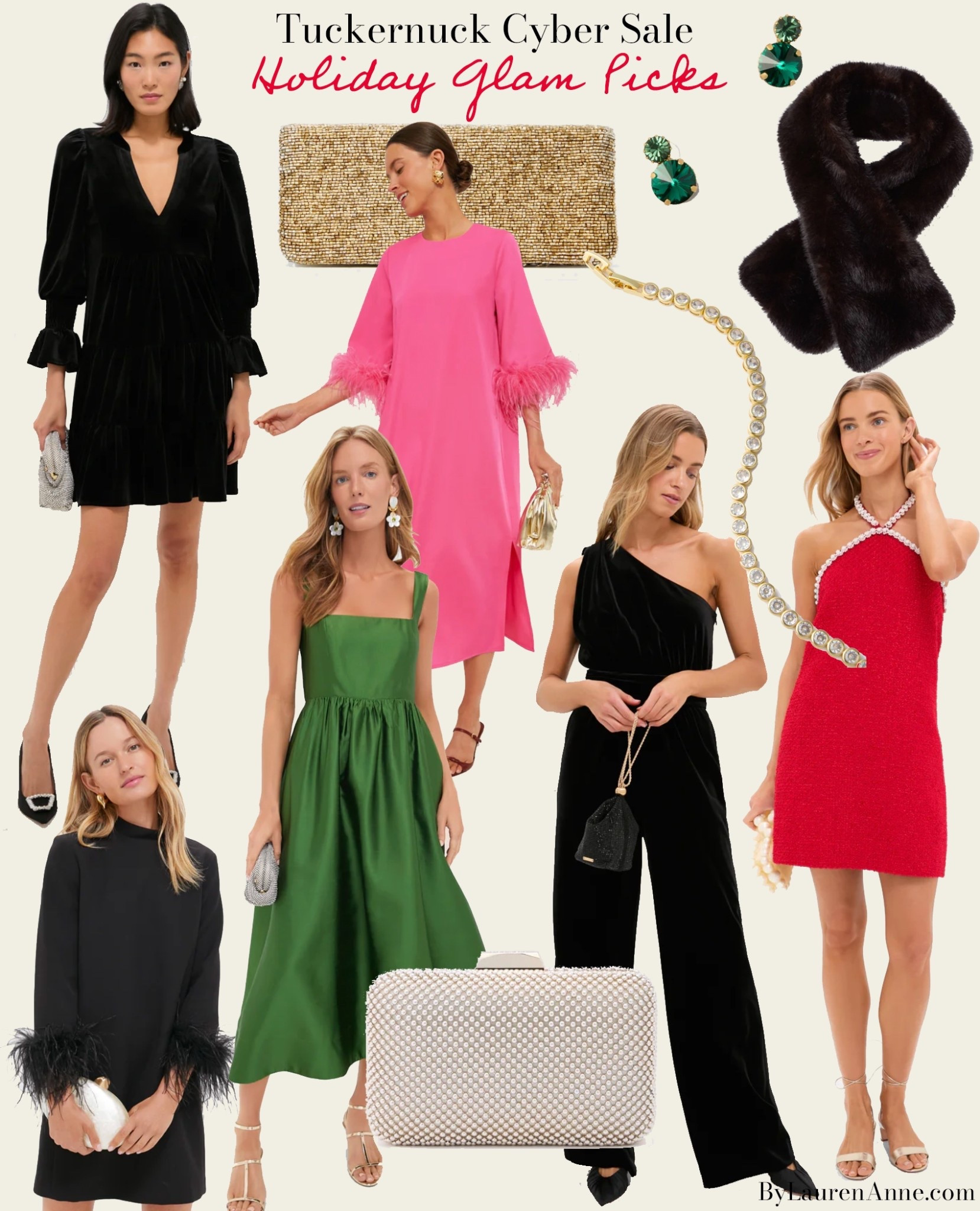 Tuckernuck Cyber Sale - use code SHOWTIME for 25% off! Here are my picks for holiday glam, including some finds under $200 and a bunch under $100.

Holiday glam, holiday party outfit, Tuckernucking, Tnuck, cocktail dress, faux fur, holiday outfit ideas 

#LTKMidsize #LTKHoliday #LTKCyberWeek