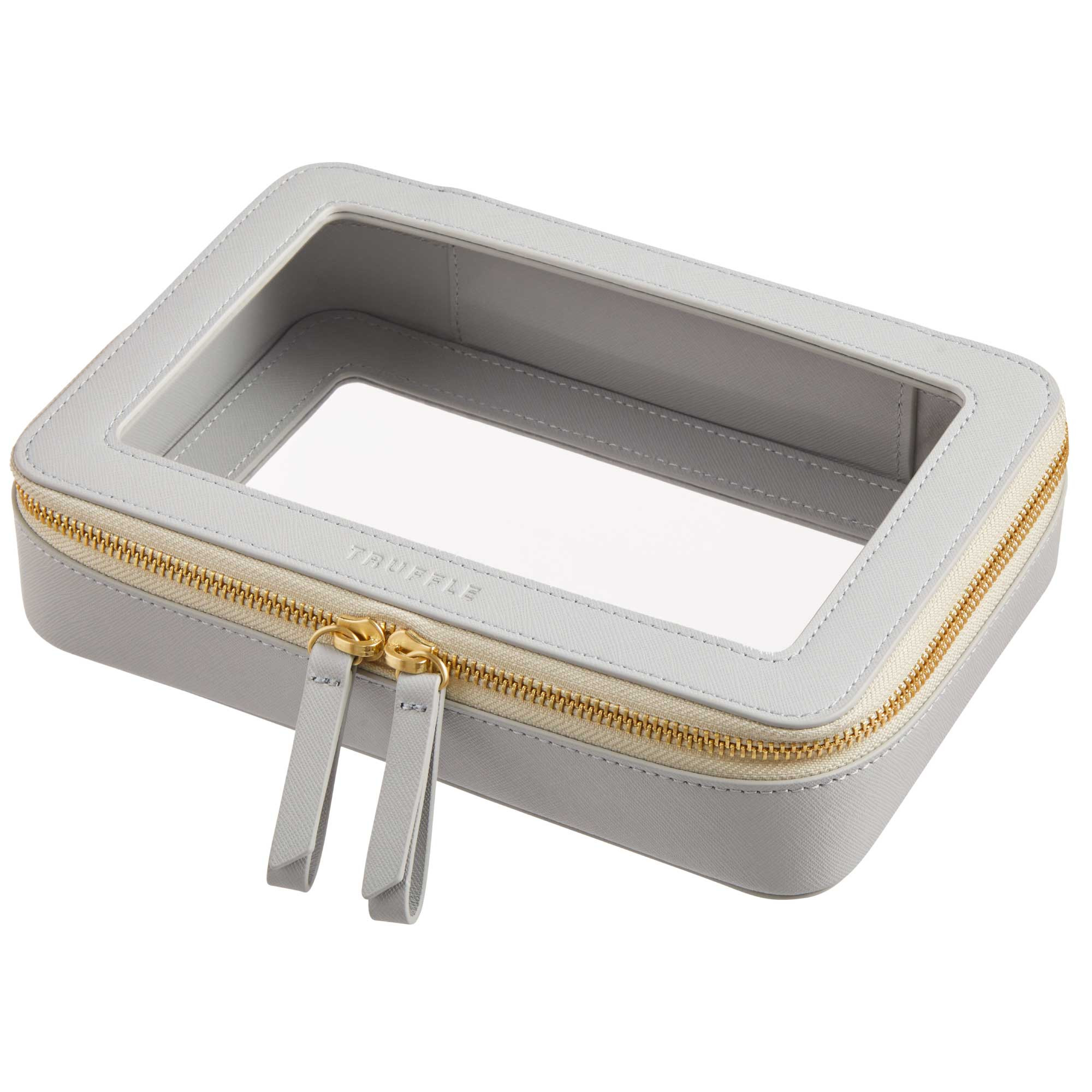 Clarity Large Jetset Case - Large Makeup Travel Case | Truffle | TRUFFLE