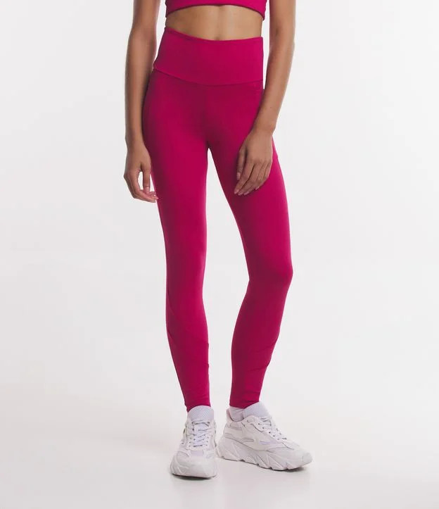Calça Legging Esportiva com Bolso Funcional Rosa | Renner (BR)