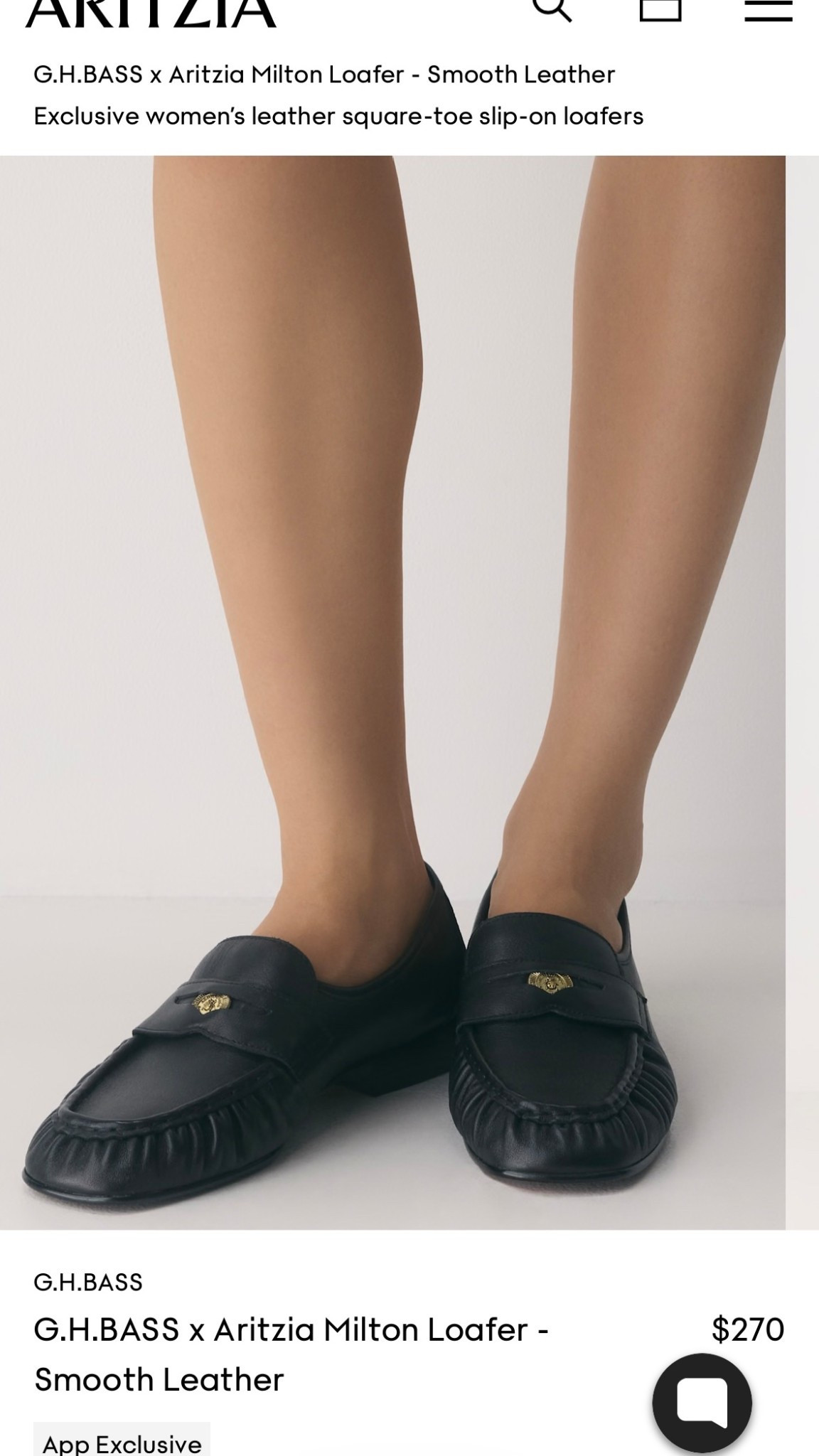 aritzia GH Bass Collab 