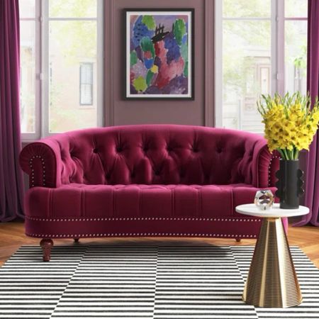 Shop sofas! The Joannes 68.5'' Velvet Loveseat is ON SALE and is under $800.

Keywords: Sofa, loveseat, couch, velvet sofa, living room, reading room, office 

#LTKSeasonal #LTKHome #LTKSaleAlert