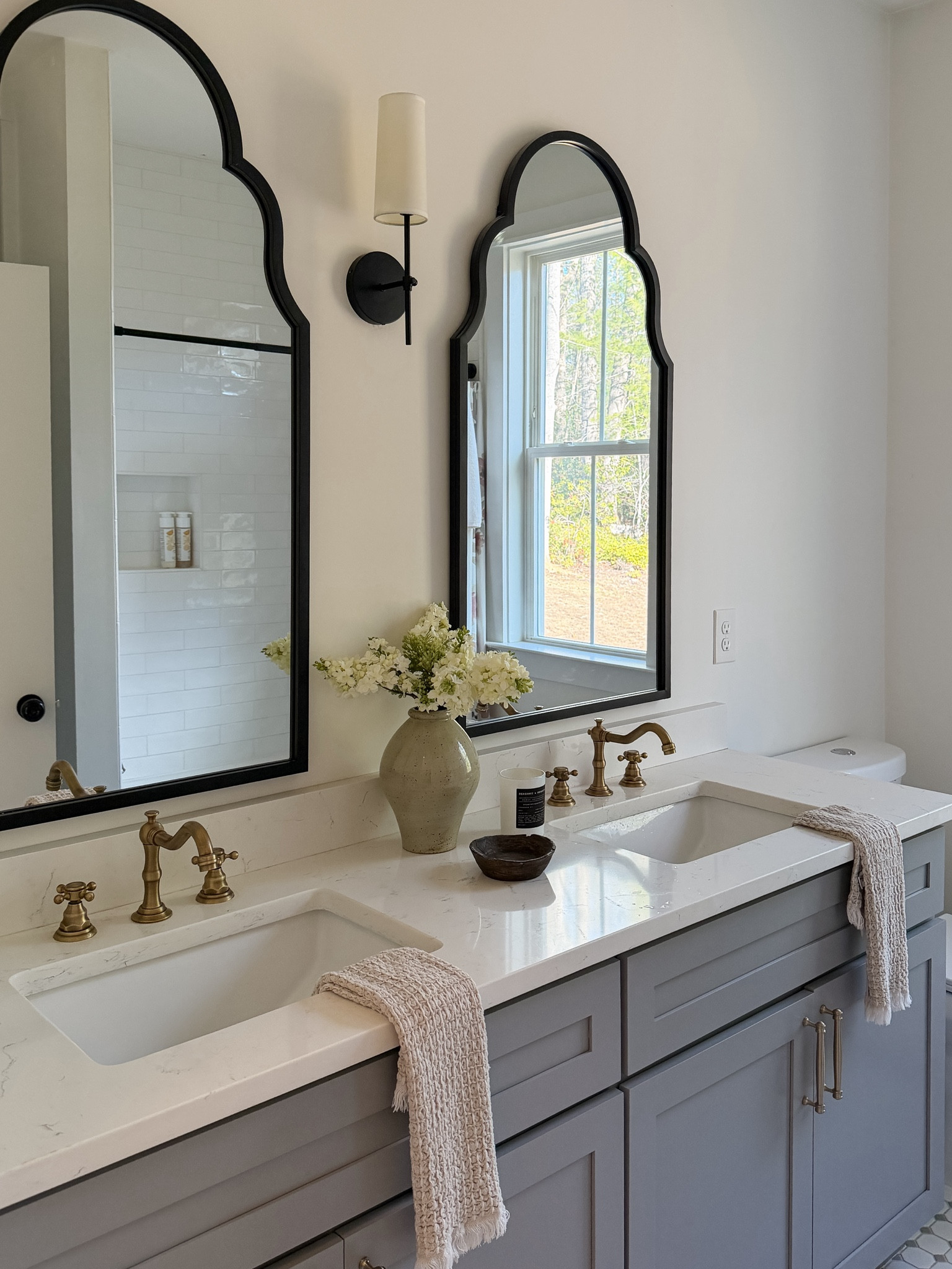 I’ve loved these faucets so much that I’ve bought them twice. I have them in our powder bath as well. They look expensive and are great quality but are actually very reasonably priced imo! 

#LTKHome #LTKSaleAlert