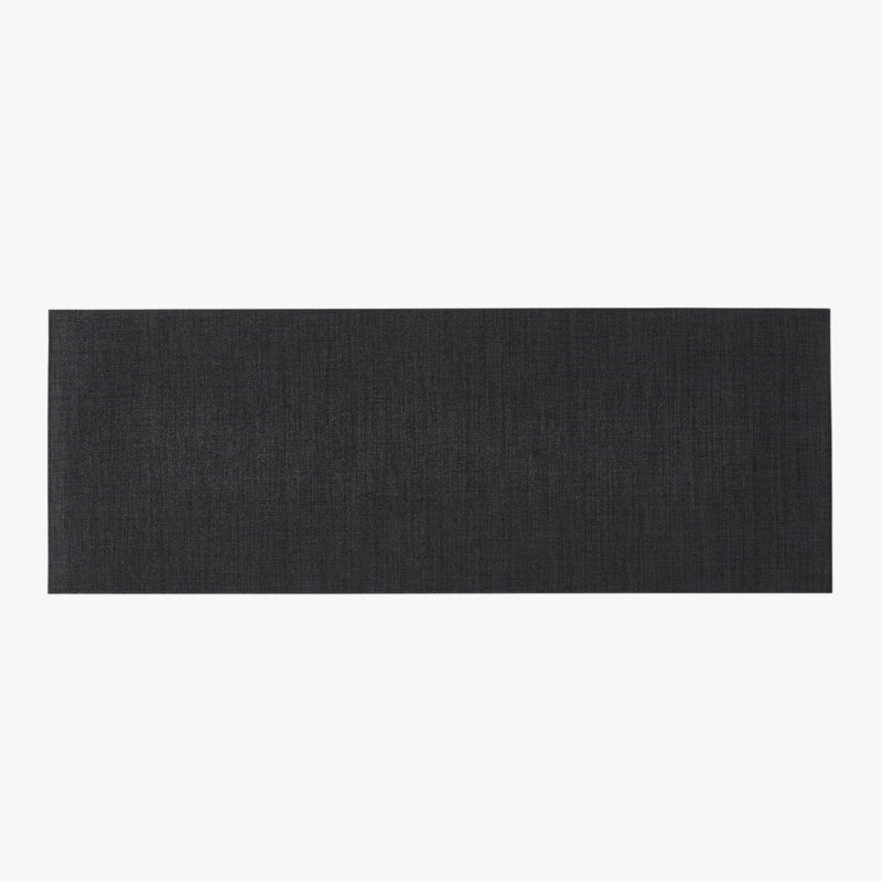 Chilewich Black Boucle Utility Mat 2'x6' + Reviews | CB2 | CB2