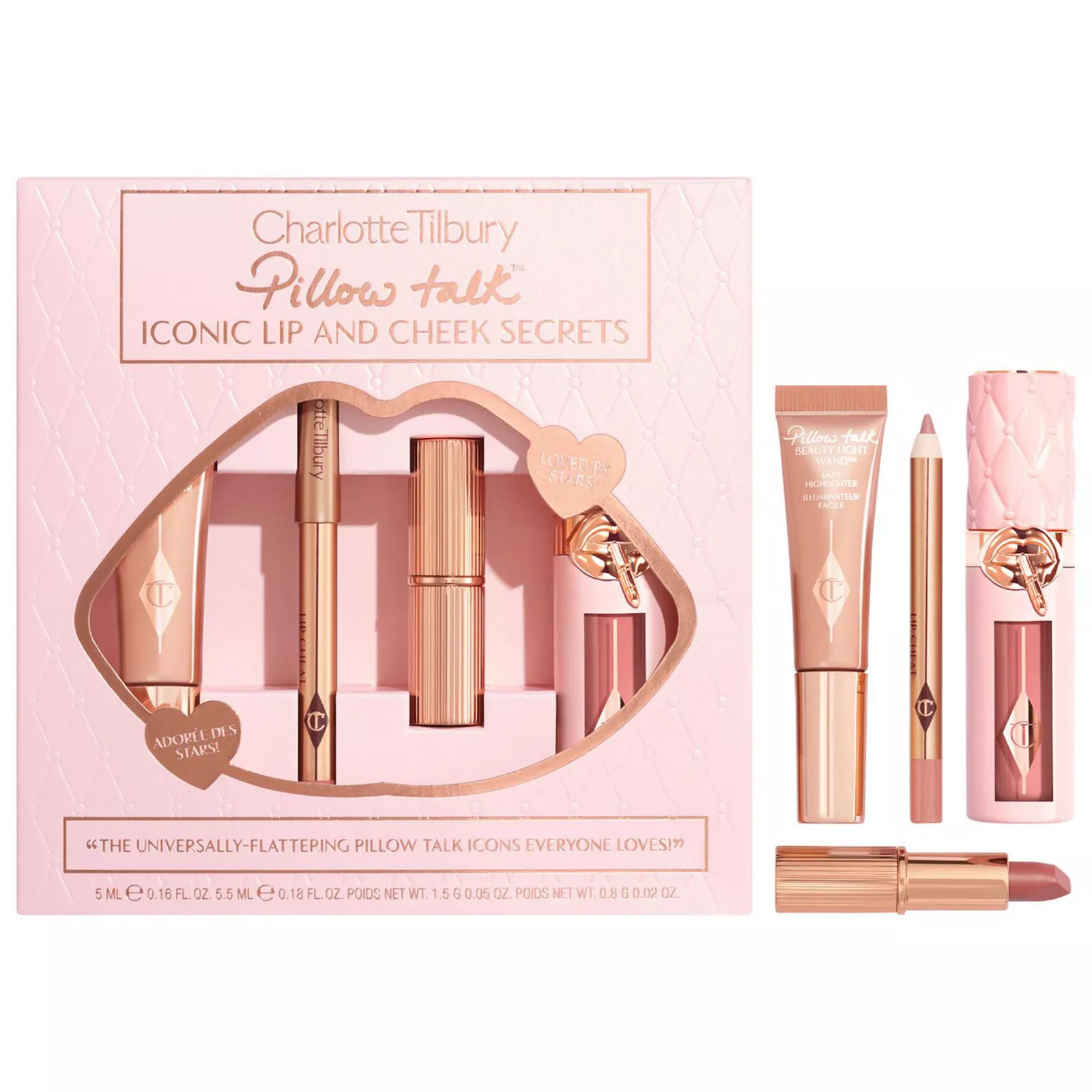 Charlotte Tilbury Pillow Talk Iconic Lip & Cheek Secrets Set, None | Kohl's