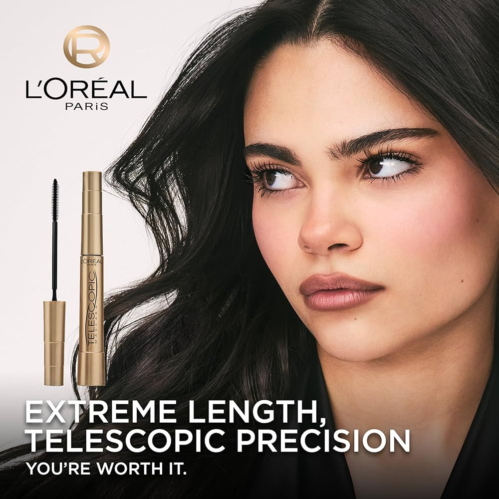 L'Oreal Paris Makeup Telescopic Original Lengthening, Lash Separating Mascara with Dual Precision... | Amazon (US)