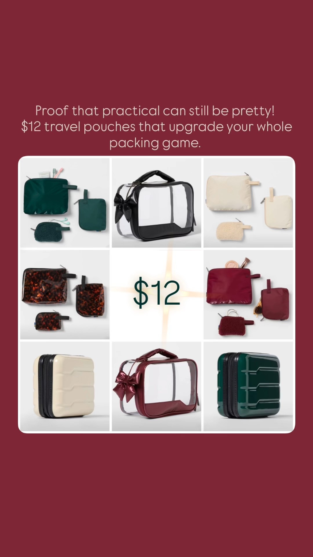 Proof that practical can still be pretty—$12 travel pouches that upgrade your whole packing game.

#LTKTravel #LTKSaleAlert #LTKStyleTip