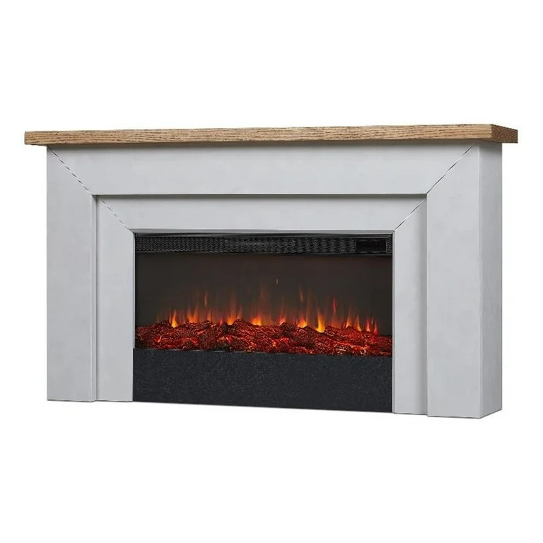 Real Flame VividFlame Landscape 67.25” x 37.5” 5100 BTU Electric Indoor Fireplace | Walmart (US)
