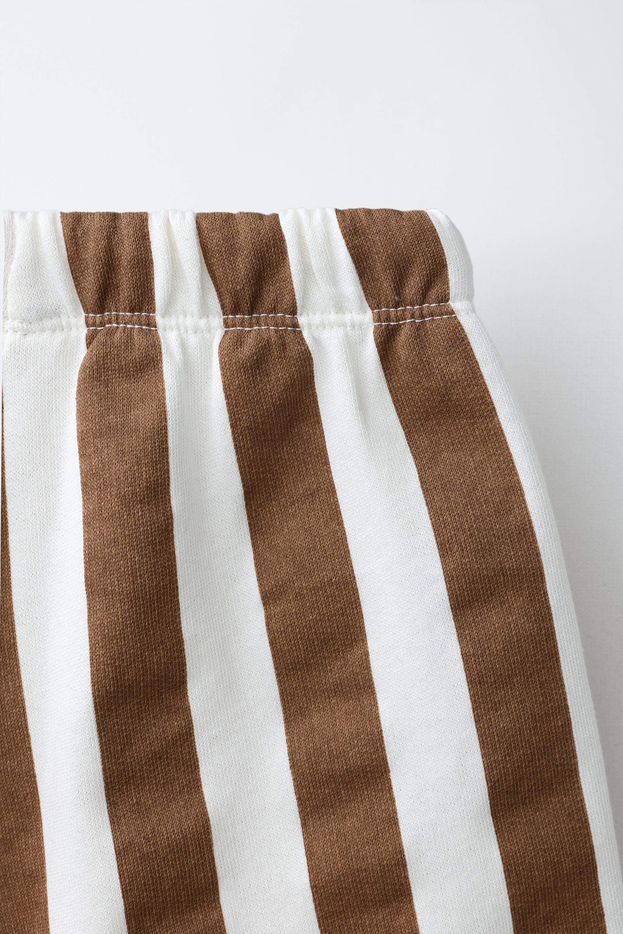STRIPED MICKEY MOUSE \u00a9 DISNEY PLUSH SHORTS | Zara US