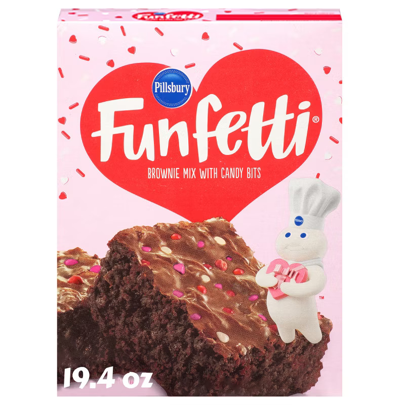 Pillsbury Baking Funfetti Chocolate Fudge Brownie Mix - 19.4oz | Target