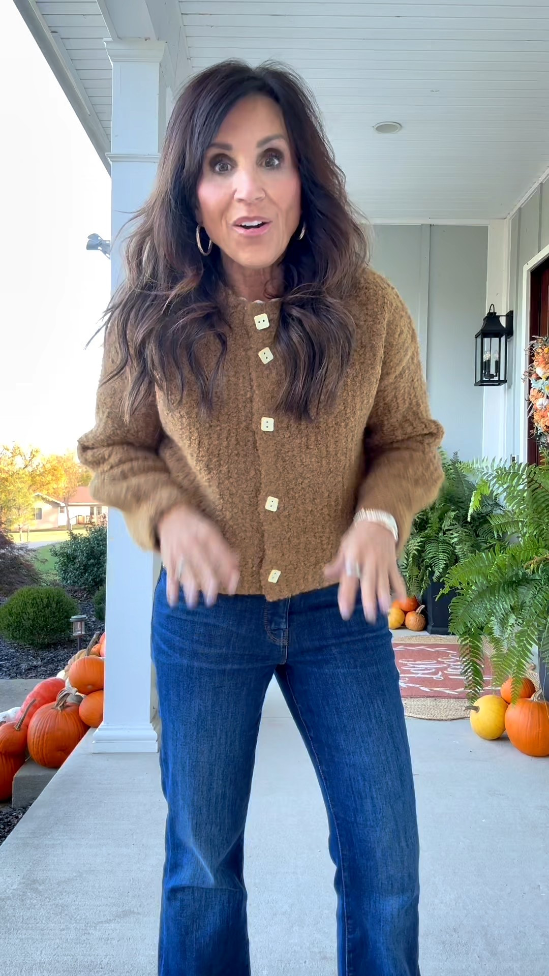 Thanksgiving Day option from Social Threads

Cardigan - small 
Shirt - small
Denim - size 4 

#thanksgivingoutfit #socialthreads

#LTKSeasonal #LTKHoliday #LTKOver40