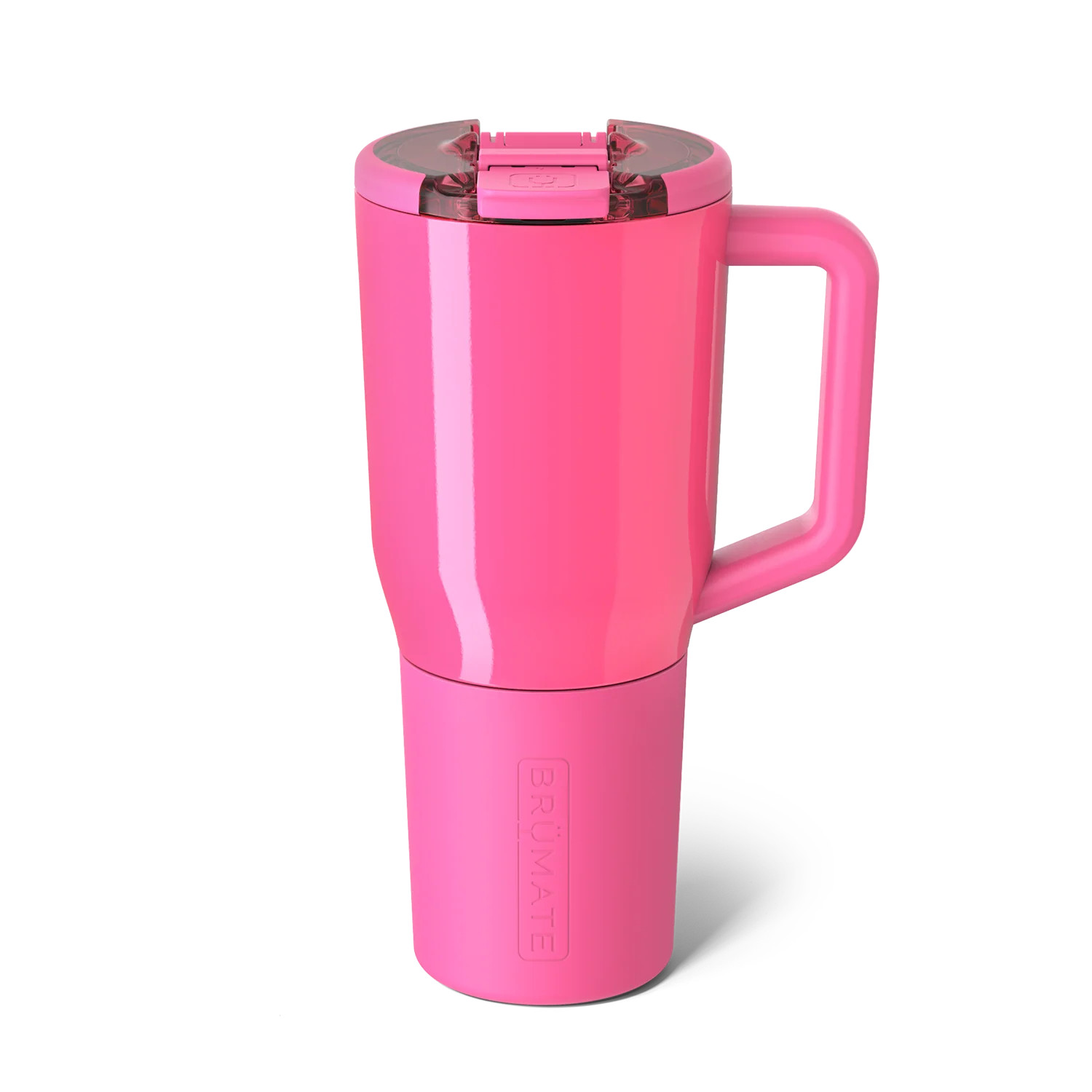 Müv 35oz Insulated Coffee Mug with Handle - Neon Pink | BrüMate | Brumate