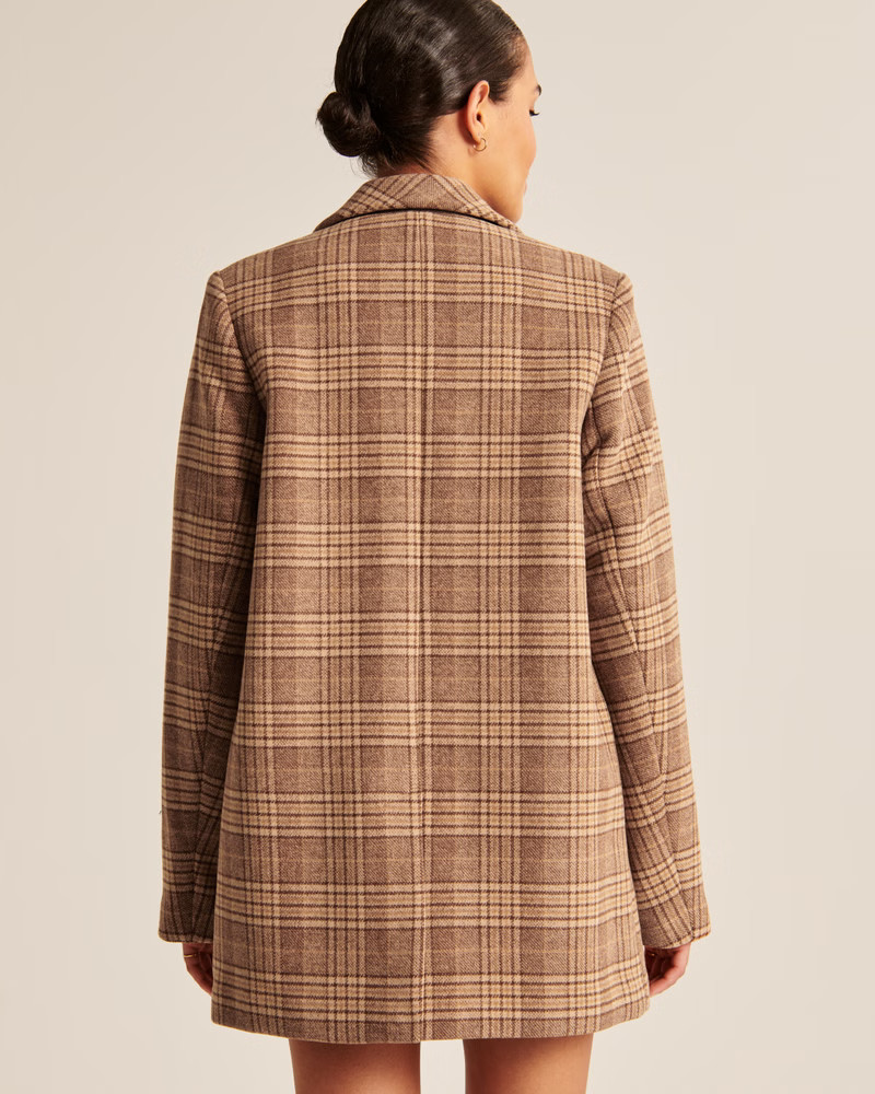 Wool-Blend Blazer Coat | Abercrombie & Fitch (UK)