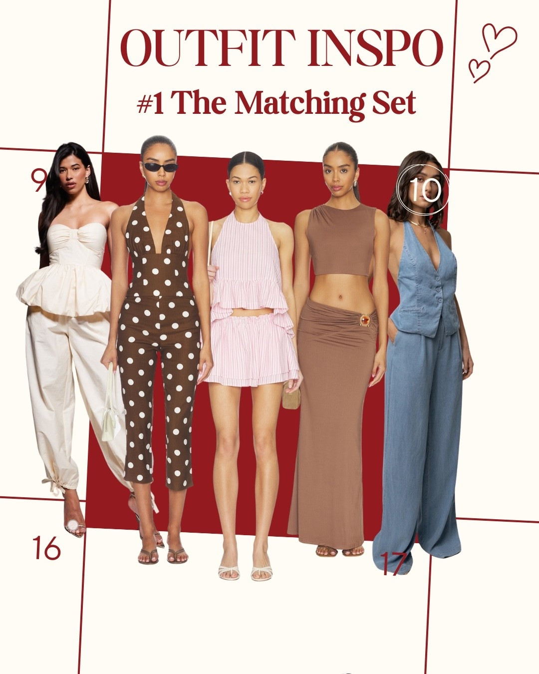 ⚜️REFRESHING YOUR WARDROBE: START W/ THESE 5 PIECES ⬇️
#1️⃣The Matching Set