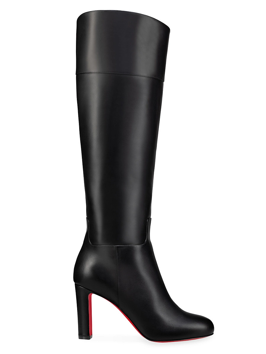 Women's Loo Botta 85MM Leather Boots - Black - Size 11 | Saks Fifth Avenue
