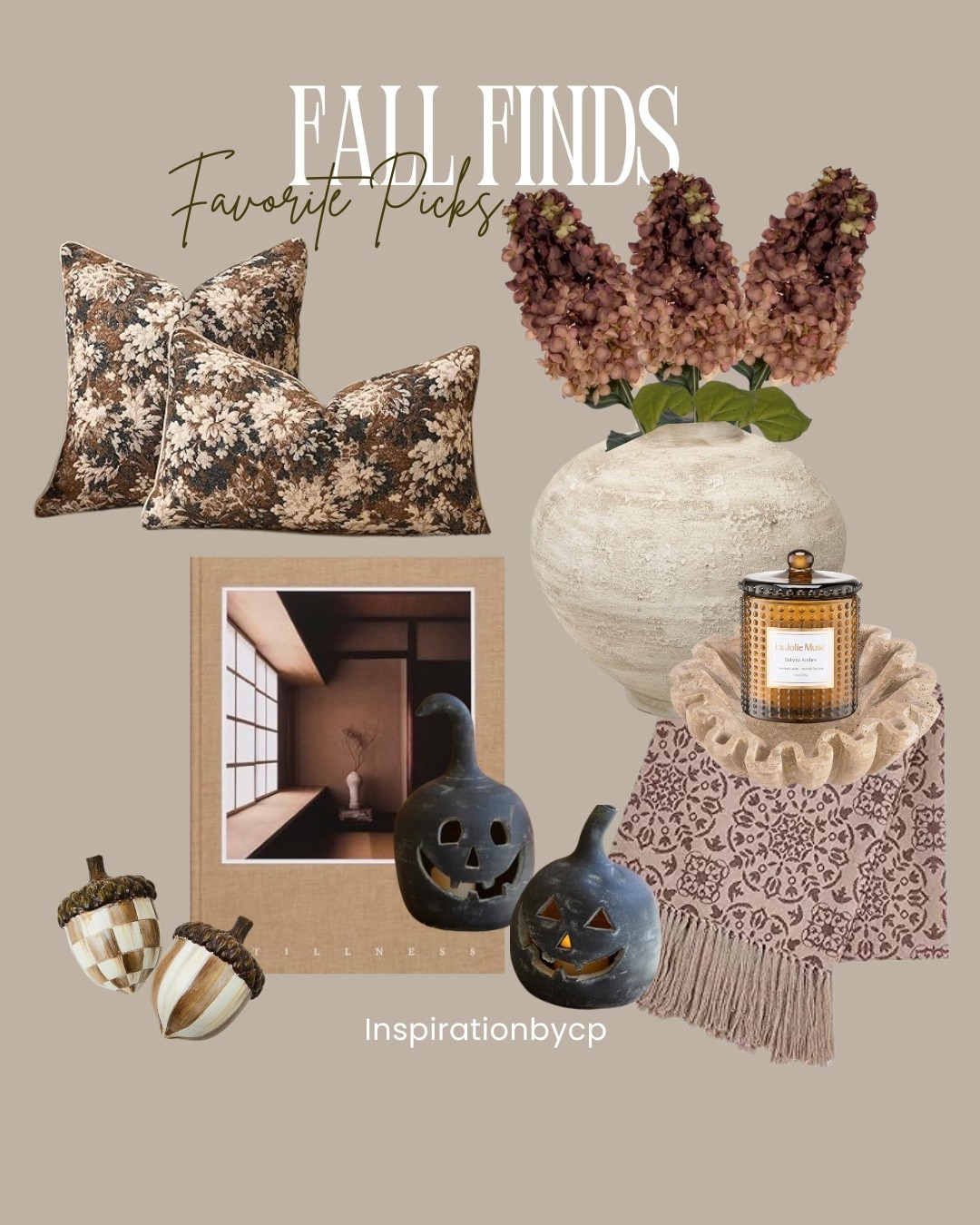 AMAZON FALL HOME DECOR FINDS
#amazonhome #falldecor #autumn #pillowcovers #jackolantern #vintageblanket #acorn #coffeetablebook

#LTKSeasonal #LTKHome #LTKFindsUnder50