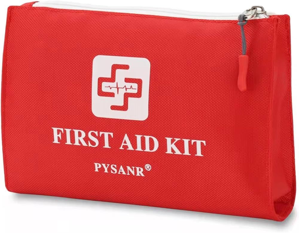 PYSANR Small First Aid Kit, 150 Piece with Foil Blanket, Scissors First Aid Bag for Emergency, Ho... | Amazon (US)